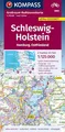 KOMPASS Großraum-Radtourenkarte 3701 Schleswig-Holstein, Hamburg, Ostfriesland 1:125.000: 2 Karten im Set, reiß- und wetterfest, GPS-Daten zum Download (KOMPASS Großraum Fahrradkarte, Band 3701)