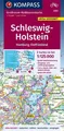 KOMPASS Großraum-Radtourenkarte 3701 Schleswig-Holstein, Hamburg, Ostfrieslan...