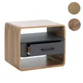 Mendler Nachttisch HWC-P43, Nachtkasten Nachtschrank Nachtkommode, Schublade MDF 40x48x44cm ~ Variantenangeb 139820