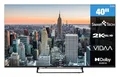 Smart Tech 40FV02V Fernseher 40 Zoll Smart TV VIDAA - Fernseher mit Full HD Auflösung, Bluetooth und Triple-Tuner, LED TV (2026)