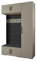 ABIKS MÖBEL Kompaktgarderobe INOVA 3 SATZ 19 Möbelset, Garderobe mit Kleiderstange und Regalen