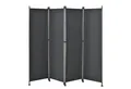 pro.tec Paravent, »Modica« Trennwand Outdoor Sichtschutz 170x215cm Dunkelgrau