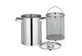 Neuetischkultur Topf-Set Spargelkocher SAN REMO COOK, Edelstahl (Stück, 1-tlg., 1 Kochtopf mit Deckel und Siebeinsatz), Kochtopf mit Siebeinsatz