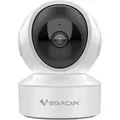 VSTARCAM Kamera Innen, Sicherheitskamera, 4MP HD WiFi Babyphone,360° PTZ Haustier mit Nachtsicht,2-Wege Audio - Weiß