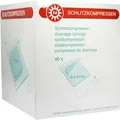 Schlitzkompresse aus Mull 10x10cm 12Fach Steril 80 ST