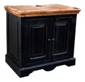 SIT Möbel Corsica Unterschrank 66 x 41 x 60 cm - Schwarz / Honigfarben - 05898-11