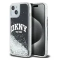 DKNY DKHCP14SLBNAEK iPhone 14 / 15 / 13 6.1" czarny/black hardcase Liquid Glitter Big Logo (Apple iPhone 13, Apple iPhone 14, Apple iPhone 15) (1714462325)