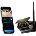 CARMATRIX Funk WLAN Solar Rückfahrkamera mit Magnet KI Personenerkennung mit APP