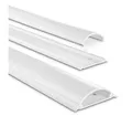 Hama Kabelkanal Kabelkanal, selbstklebend, halbrund, 100 x 7 x 2,1 cm, PVC, langwierig, robust, universell, plastikfrei