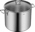 Silit Suppentopf 2103190912 | 28 cm | 12 Liter | Induktion | Glasdeckel | Edelstahl poliert | backofengeeignet | silber