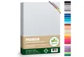 leevitex® Spannbettlaken Spannbettlaken Premium Elasthan, Gummizug: rundum, blickdicht, Anti-Pilling, 97% Baumwolle, 3% Elasthan, 40 cm Steg