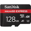 SANDISK microSD Express Card R880/W480 microSDXC     128GB, UHS-I U3, A1, Class 10, SD Express EX I
