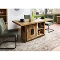 Esstisch Mango 160x80x76 natur lackiert RAILWAY #113