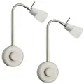 2x LED Steckdosenlampe dimmbar, Steckerleuchte 2W, flexibel, neue Version SEBSON