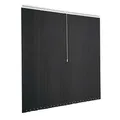 Lamellenvorhang Komplettset Ventanara Vertikaljalousie 89mm inkl. Montagematerial (anthrazit (tageslicht), B200 x H180 cm)