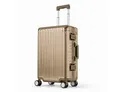 Travelhouse Handgepäckkoffer Tokyo, 4 Rollen, Aluminium Hartschale TSA Zahlenschloss Aluminium-Rahmen