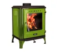365 Kaminofen 365® Ferrox 55 grün emailliert 7 kW Gusseisen , 7 kW