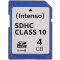 Sdhc Card 3411450, 4 Gb, Class 10 - Intenso