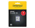 Intenso Intenso Class10 Speicherkarte (4 GB, Schreib-/Lesegeschwindigkeit: 12 / 20 MB/Sek)