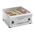 Royal Catering RCG-60GB Elektrische Grillplatte Tischgrill Elektrogrill (doppelt, 60 cm, glatt & geriffelt, 6.400 W)