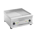 Royal Catering Elektrogrill Doppelgrill Elektro Grillplatte Doppelt Griddleplatte Gastrobräter, 6400 W