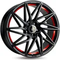 Keskin KT20 Future black front polish 8.5x19 ET35 - LK5/120 ML72.6 Alufelge schwarz