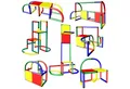 move and stic Klettergerüst Grundbaukasten STARTER oder zum Erweitern von Spielburgen, (137 tlg. Spar-Set), umbaubar, aus recyclebarem Kunststoff, Made in Germany