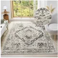 OTTO home Teppich Kylan, Hoch-Tief-Struktur, dezenter Glanz, rechteckig, Höhe: 9 mm, Schrumpf-Garn-Effekt, im Vintage-Look, dichte Qualität, Wohnzimmer braun 80 cm x 150 cm x 9 mm