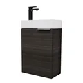 Waschtisch mit Unterschrank 40 cm Waschbeckenunterschrank, BadmöbelSet mit Wa...