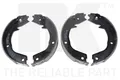 NK Bremsbackensatz, Feststellbremse 2730863 für MITSUBISHI