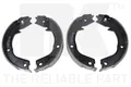 NK 2730863 Bremsbackensatz, Feststellbremse für MITSUBISHI