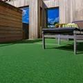 Kunstrasen ANDIAMO "Field, Gesamthöhe 4 mm, Made in Belgium", grün, B:200cm L:400cm