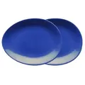 Luigi Colani Porzellan Tellerset, Blau, Keramik, Essen & Trinken, Geschirr, Teller