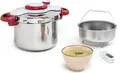 Tefal Clipso Minut' Perfect Schnellkochtopf – 6L Edelstahl mit Timer