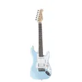 J&D ST-MINI E-Gitarre, Erle-Korpus, Ahorn-Hals, Keramik Single Coil, Sky Blue