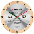 Parkside Wanduhr Sägeblatt Ø 25 cm Industrie Design Quarz Uhr PWCP1 A1