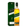 Johnnie Walker Green Label, Blended Scotch Whisky, in edler Geschenkverpackung, 43% Vol, 700ml Einzelflasche