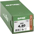 1000er Multipack SPAX 1191010400405 Holzschraube 4 mm 40 mm T-STAR plus Stahl