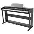 vidaXL Digitalpiano mit 88 Tasten und Pedalen Schwarz Melaminplatte