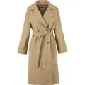 URBAN CLASSICS Winterjacke Urban Classics Ladies Trenchcoat (1-St) beige M (38)