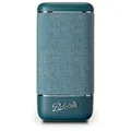 Roberts Beacon 325 – Bluetooth-Lautsprecher – tragbar, wiederaufladbar, Laufzeit 12 Stunden, Zwei Passive Bassheizkörper, Vintage-Design, Blue... - Blau/Türkis