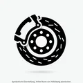 2x Bremsscheibe QUARO QD1304 für SUZUKI KIZASHI FR A6B424 4x4