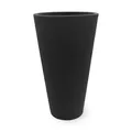 Spetebo XXL Pflanzsäule anthrazit konisch - 70x40 cm - Kunststoff Blumenkübel Pflanzkübel Blumentopf groß