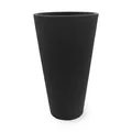 XXL Pflanzsäule anthrazit - 70x40 cm - Kunststoff Blumen Topf Pflanz Kübel groß