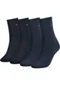 Tommy Hilfiger Socken TH WOMEN 4P SOCK ECOM (4-Paar) mit Logostickerei