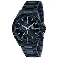 MASERATI - SFIDA - CHR BLUE DIAL BR BLUE /44 MM
