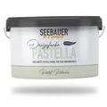 SEEBAUER diy Pastellfarbe PASTELLA Grün 2,5L (Pastel Pistachio) Edelmatte Wandfarbe Hellgrün - Innenfarbe sehr hohe Deckkraft - Matt, Abwaschbar und Tropffrei