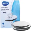 NEU Brita Wasserfilter MicroDisc 3 Stück Aktivkohle reduziert Kalk Chlor