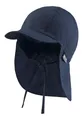 Sterntaler® Schirmmütze 50+ Schirmmütze mit Nackenschutz uni (1-St) Kinderhut aus UV-Popeline mit Bindeband und UV-Schutz 50+