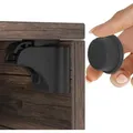 Magnetische Kindersicherung ohne Bohren mit 20 Schlösser+4 Schlüssel, schwarz